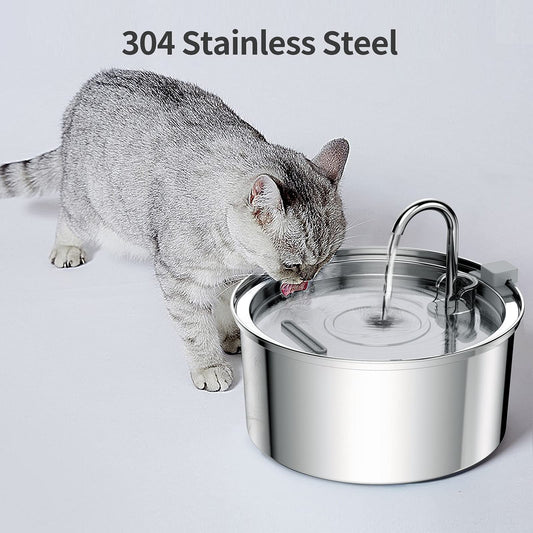 Stainless Steel Cat Water Fountain