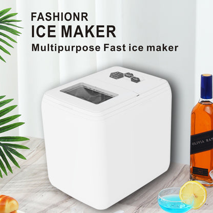 Home & Outdoor Countertop Ice Maker, 44LB Capacity with Ice Scoop and Basket